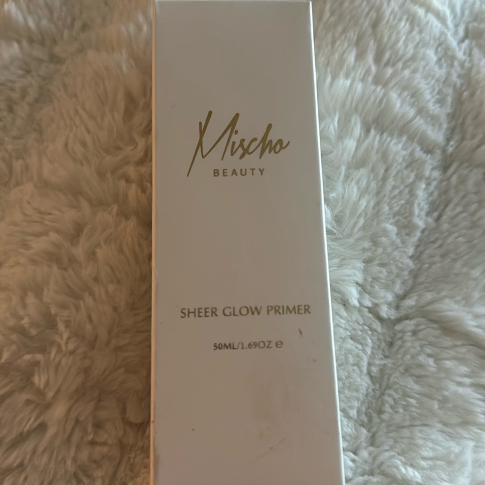 New in box Mischo beauty sheer glow primer 50ml